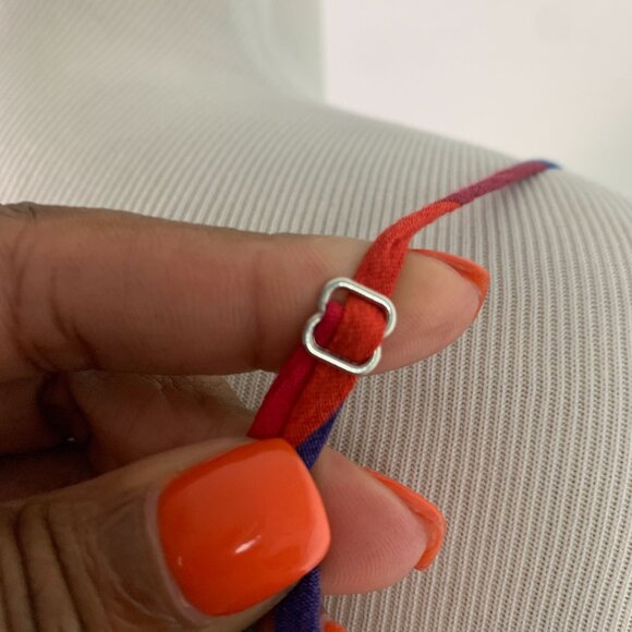 🟣🟣🟣 ZARA TRF Collection Womens Size Extra Small Colorful Striped Flowy Tank - Picture 5 of 8